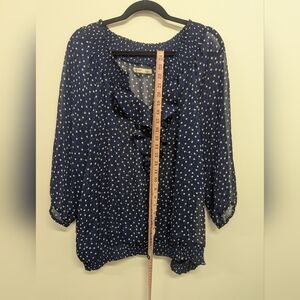 Old Navy Blouse with White Speckles